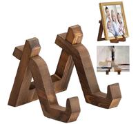 DXPETA Plate Stand, Display Stand for Plates and Pictures, Versatile Plate Holder for Collectors and Home Decor, Sturdy Easel Stand for Artwork and Display Items