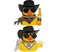 DXPETA Rubber Duck, 2 Pack Funny Car Dashboard Decorations, Rubber Ducks for Car Accessories, Office Desk Decor, Party Favors, Stress Relief Toys, 6x5 cm