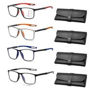 DXPETA Varifocal Glasses Mens, Vision Sync Multifocal Glasses, Automatic Zoom Reading Glasses with Progressive Lenses, 8-Piece Set with Smart Zoom Technology in Multiple Frame Colours
