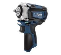 DXPULSE 12V Brushless Impact Wrench Bare Unit, 3/8 Inch Square Drive, 250Nm Torque, 3-Speed Gearbox, Compact Cordless Impact Gun, LED Light - DX12 System