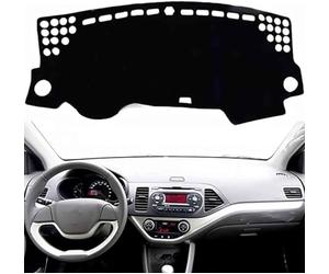 DXQxue Car Dashboard Mats for Kia Picanto Morning 2012 2013 2014 2015 2016, Auto Interior Accessories, Car Interior Mat, Dashboard Protection