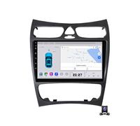 DXSYGMBN Wireless Carplay Screen for Car & Android Auto Head Unit Compatible with Benz CLK W209 2002~2005 Touchscreen 9in Double Din Car Stereo with Backup Camera Navigation 4G RDS,C20 Pro