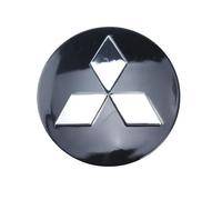 DXTYHB 4pcs Car Hub Centre Caps for Mitsubishi Outlander 2012-2015, Waterproof Hubcaps DustProof Rims Badge Wheel Center Caps Exterior Decoration Accessories,A-60mm