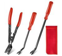 DXUANTING 3 Pcs Auto Clip Pliers Set&Fastener Remover Car Headlight Repair Installation Tool Car Trim Rivet Removal Pry Tool Auto Upholstery Combo Repair Kit Car Door Panel Dashboard