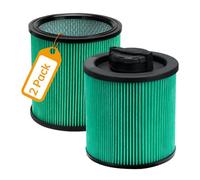 DXVC6914 Cartridge HEPA Filter Replacement for Dewalt 6-16 Gallon Wet Dry Vacuum Cleaners DXV06P DXV09P DXV10P DXV10PL DXV10SA DXV12P DXV14P DXV16P, 2 Pack