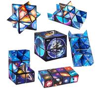 DxxD Infinity Cube Star for Kids, 6 7 8 9 10 11 Year Old Boy Girls Gifts, Fidget Toys Magic Cube Planet, Fidget Puzzles Smart Games Toy for Ages 8-12 Birthday Presents, Autism Travel Cube for Children
