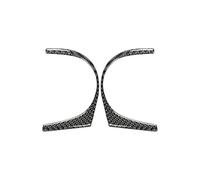 DxxxAB7 Car Decoration Sticker for Nissan 350Z 2006-2009,Instrument Air Vent Decorative Frame, Steering Wheel Panel Cover Sticker Trim Accessories,B-Black