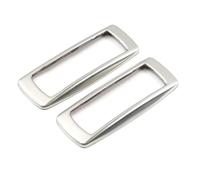 DxxxAB7 Car Decoration Sticker for Skoda Karoq 2017-2021,Instrument Air Vent Decorative Frame, Steering Wheel Panel Cover Sticker Trim Accessories,C-White