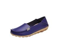DXYDSC 985 Women's Casual Shoes Flat Heeled Sole Slippers Comfortable Single Shoes Loafers Womens Sandals Wide Width, Purple, 6 UK