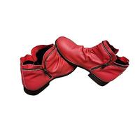 DXYDSC - platform boots for women, cowboy boots for women, wedding shoes, low heel for bride, Hot Pink, 25.0 cm