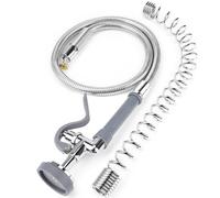 DXYQXL Commercial Pre Rinse Sprayer Head, High Pressure 1.42 GPM, Anti-Slip Handle for Kitchen Sink, Durable Replacement Faucet Spray Attachment
