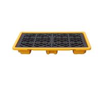 DXYQXL Leakproof Spill Containment Pallet with Drain - Anti-Slip Modular Spill Tray for Warehouses and Industrial Use - Durable and Safe Spill Management Solution