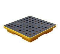 DXYQXL Leakproof Spill Control Pallet - Durable Modular Containment Tray with Grates for Enhanced Safety - Heavy-Duty Platform for Industrial Spill Management