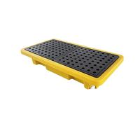 DXYQXL Modular Leakproof Spill Pallet - Effective Oil Spill Prevention and Drum Containment Solution with Grates, 720x720x155mm