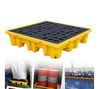 DXYQXL Modular Spill Containment Pallet for Industrial Oil Drum Storage - Heavy-Duty, Eco-Friendly Solution for Safe Hazardous Material Management