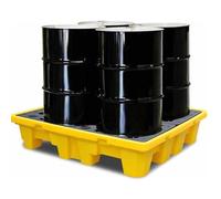 DXYQXL Modular Spill Containment Platform, Stackable Anti-Spill Pallet for Paint Buckets, Durable Storage Solution with Drain for Industrial Use