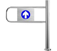 DXYQXL Safety Gate, Stainless Steel Automatic Self-Closing Swing Gate for Pedestrian Access Control Barrier in Retail Stores and Warehouses