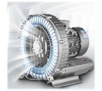 DXYQXL Vortex Blower Regenerative Pump for Sewage Aeration and Aquarium, High Pressure, 110V, 180W, 350W, 550W, 750W, Ideal for Fish Pond Oxygenation