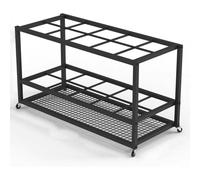 DXYQXL Yoga Mat Storage Rack with Wheels - Holds 6 Mats for Home Studio, Gym, and Office Workouts - Essential Fitness Solution