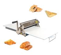 Dxysyldrun RS201,Small Manual Dough Sheeter, Adjustable Thickness, Suitable for Making Fondant Crusts, Pizza Dough, And Puff Pastry Dough