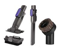 Dxyue 4 PCS Crevice Tool Replacement for Shark Pet Cordless Stick IX141 IZ462H IZ483H IZ363HT IZ361H IZ163H IZ362H Vacuum Cleaner, 2 in 1 Crevice Tool Brush Attachments for D-Shaped Vacuum