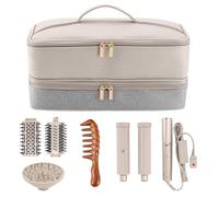 Dxyue Travel Carrying Case for Shark Flexstyle, Double-Layer for Dyson Airwrap Travel Case, Portable Shark Hair Tools Storage Bag for Airwrap Styler and Attachments