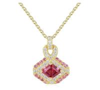 DXZXDJIU 925 Sterling Silver Ladies Crystal Pendant Necklace - Elegant Gifts Jewelry