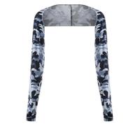 DXZXDJIU Ultra-Thin Ice Silk Arm Sleeves for Sun Protection - Breathable UV Shield Long Gloves for Outdoor Sports - Unisex(B08)