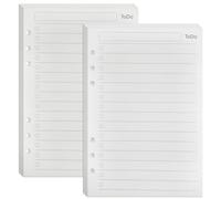 DY.2ten A5 To Do List Refills for 6 Ring Planner/Binder, 90 Sheets/180 Pages, Daily Task Checklist To Do Planner Inserts Paper, 100gsm, 8.27" × 5.55"