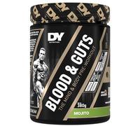 DY Nutrition Blood and Guts Pre-Workout, Mojito Flavour, 380g | High Strength | 350mg Caffeine, L-Citrulline, Arginine AKG, Beta Alanine, L-Tyrosine | Max Focus & Workout Intensity