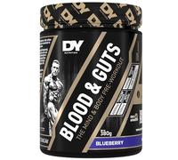 DY Nutrition - Blood and Guts Pre Workout Powder, 380g (Blueberry) - High Strength Preworkout with 350mg Caffeine, Citrulline Malate, Beta Alanine, Arginine AKG, L-Tyrosine, Vitamin B3 for Men & Women