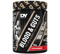DY Nutrition - Blood and Guts Pre Workout Powder, 380g (Strawberry) - High Strength Preworkout with 350mg Caffeine, Citrulline Malate, Beta Alanine, Arginine AKG, L-Tyrosine, Vitamin B3, Men & Women