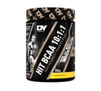 DY Nutrition HIT BCAA 10:1:1 (Pineapple) with L-Citrulline Malate, Beta Alanine + 12g of Branch Chain Amino Acids 400g Powder, 30 Servings - Optimal Pump & Performance | Non Stim Pre & Intra Workout