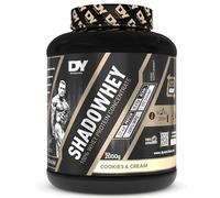 DY Nutrition - Shadowhey Whey Protein Concentrate Powder 2Kg | 23g Protein per Serving | 66 Servings | 7.3g of BCAAs | Sourced from EU Grass-Fed Cows | Premium Easy Mix Formula (Cookies with Cream)