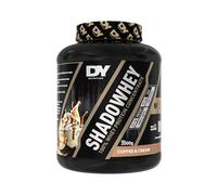DY Nutrition - Shadowhey Whey Protein Concentrate Powder 2Kg | 23g Protein per Serving | 66 Servings | 7.3g of BCAAs | Sourced from EU Grass-Fed Cows | Premium Easy Mix Formula (Coffee & Cream)