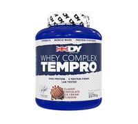 DY Nutrition Whey Complex Tempro | x4 Protein Forms | Whey, Casein, Isolate & Egg Albumin, 23g Premium Protein Powder with Digestive Enzymes for Optimal Absorption, 2.27kg | Classic Chocolate