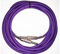 DY Pro Cables | 6.35mm Low Noise Guitar/Bass/Keybaord/Instrument Cable Lead Purple | 5m