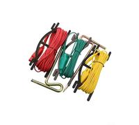 DY4100 Digital Earth Ground Resistance Meter, 3-Range Ohm Tester with HD Display, Fast 5s Measurement for Electric Power, Railways, Petroleum, Includes Connection Lines(B)