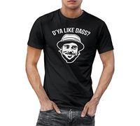 D'ya Like Dags? T-Shirt Top Funny Snatch Classic Retro Bareknuckle Boxing Movie Film Cinema Mickey O'Neil Face Cheeky Dogs Quote Cool Cute Present Gift (4XL, Black Prime)