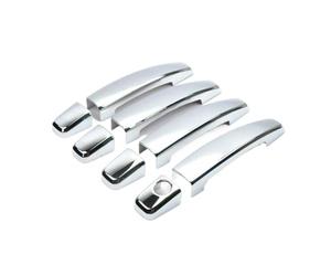 Dyalana 8Pcs ABS Chrome Exterior Door Handle Frame Panel Cover Trim Protector for Captiva for Cruze for Trax for Aveo for Spark for Malibu Outer Door Handle