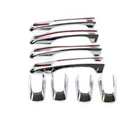 Dyalana Chromium Styling for Jaguar for E-PACE for XE for XF for X260 for XFL Chrome Exterior Side Door Handle Bowl Cover Moulding Trim Outer Door Handle