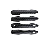 Dyalana for Corolla for Cross for XG10 2021 2022 2023 2024 Door Handle Cover Decoration Sticker 4Pcs Trim Styling Exterior Accessories Outer Door Handle(Carbon Fiber Black)