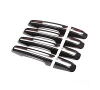 Dyalana for Jaguar for E-PACE for XE for XF for XFL Chrome Exterior Side Door Handle Cover Trim Outer Door Handle(Style 2)