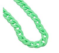 Dyale Acrylic Iridescent Chunky Chain Strap For Handbag Bags Resin Colorful Bags Chain, 19cm, Stone, Agate