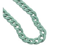 Dyale Acrylic Iridescent Chunky Chain Strap For Handbag Bags Resin Colorful Bags Chain, 19cm, Stone, Agate