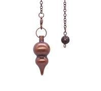 Dyale Metal Pendulum Pendulo Radiestesia Pendulums For Dowsing Spiral Cone Antique Gold Silver Pyramid Pendule, 19cm, Stone, Agate