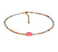 Dyale Natural Rhodonite Stone Pendants & Necklaces Women Chokers, 19cm, Stone, Agate