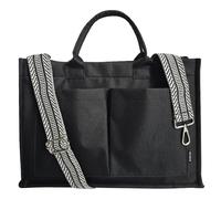 Dyalsa Canvas Tote Bag for Women With Pockets,Laptop Crossbody Purses Camouflage Everyday Bag Handbags for Work Travel Gym 041BK