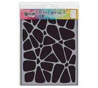Dyan Reaveley Dylusions Stencil-Crazy Paving, Large