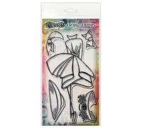 Dyan Reaveley's Dylusions Couture Stamp Set-Walk In The Park